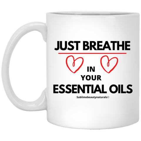 I Love the Smell of Essential Oils in the Morning Mug