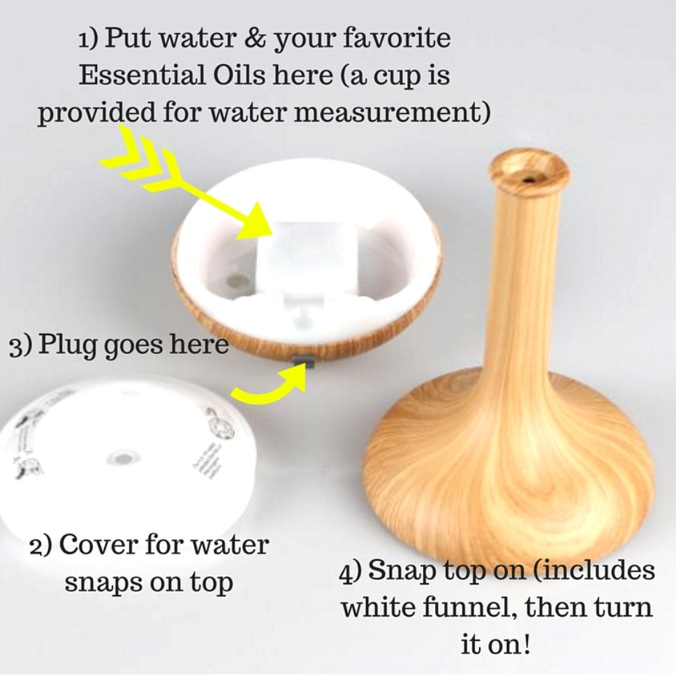 Elegant Aromatherapy DIFFUSER for Essential Oils