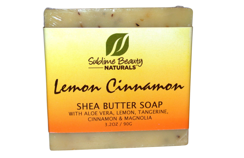 Fresh LEMON CINNAMON Soaps (2 Bars) Sold Together