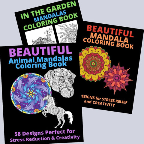 In the Garden Mandala Coloring Book