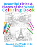 ON AMAZON Beautiful Cities & Places of the World Coloring Book