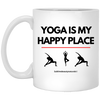Yoga is My Happy Place Coffee Mug