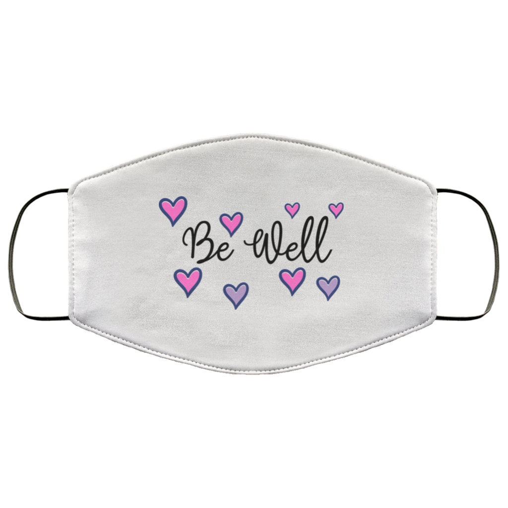 Be Well Face Mask with Ear Loops, Washable